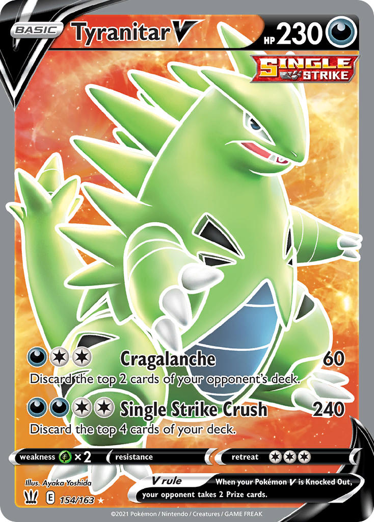 Tyranitar V | Battle Styles 154/163