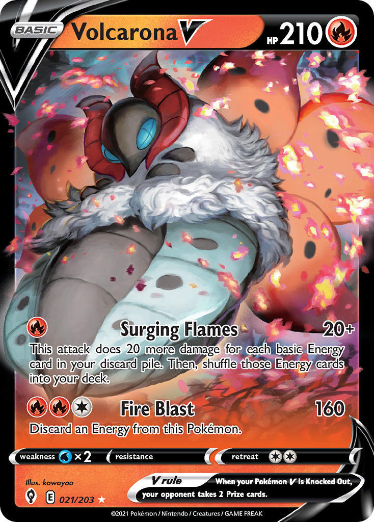 Volcarona V | Evolving Skies 021/203