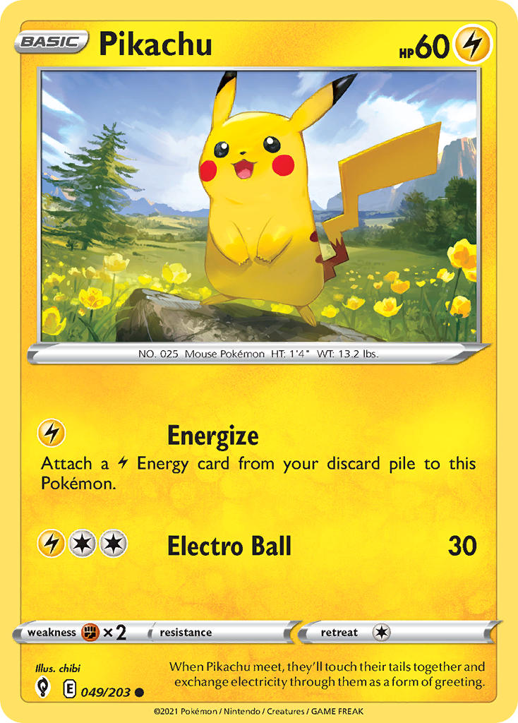 Pikachu | Evolving Skies 049/203