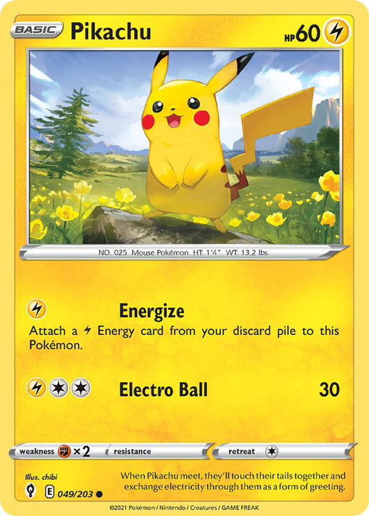 Pikachu | Evolving Skies 049/203