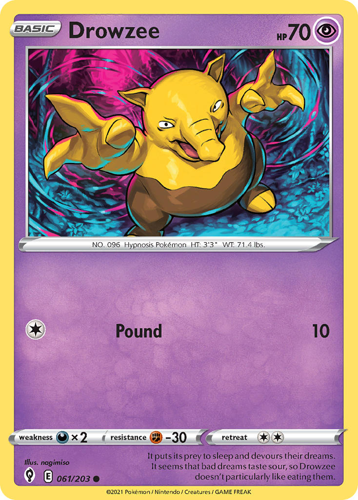 Drowzee | Evolving Skies 061/203