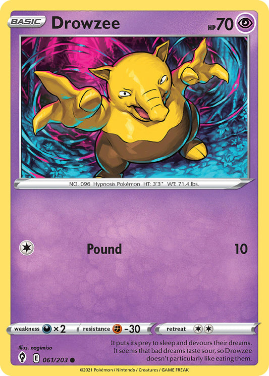 Drowzee | Evolving Skies 061/203