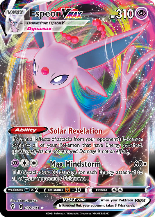 Espeon VMax | Evolving Skies 065/203