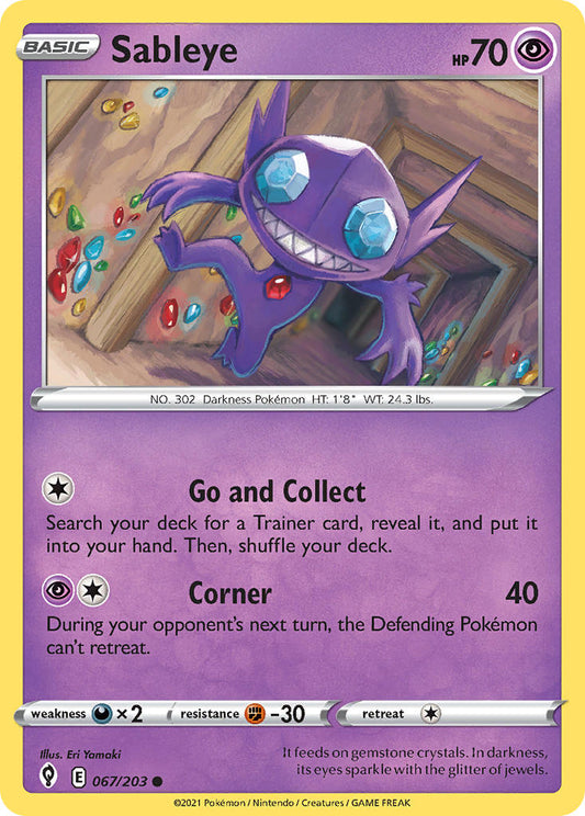 Sableye | Evolving Skies 067/203