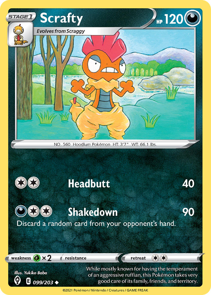 Scrafty | Evolving Skies 099/203