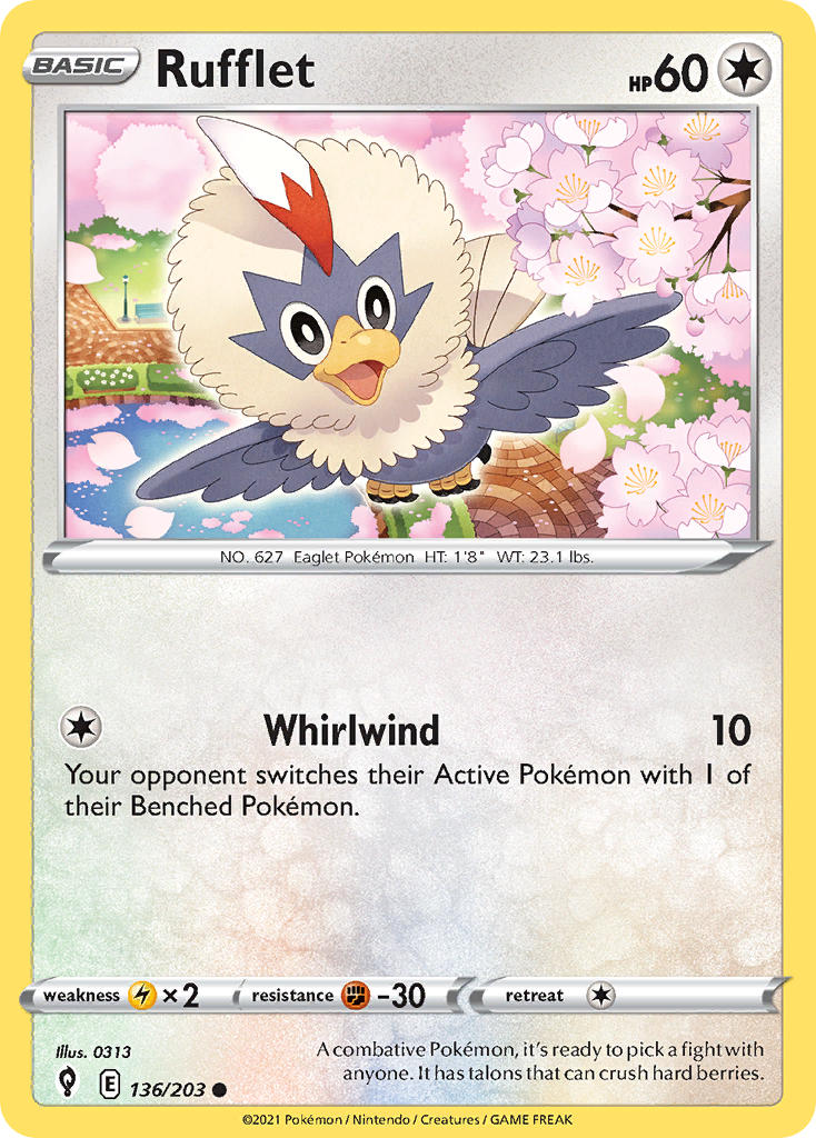Rufflet | Evolving Skies 136/203