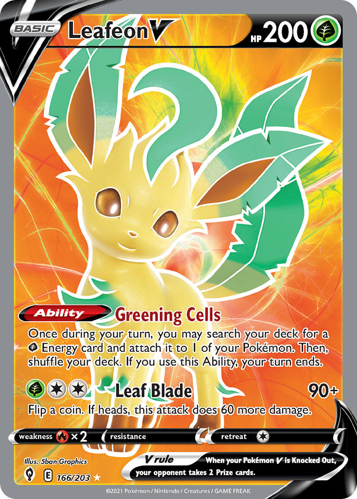 Leafeon V | Evolving Skies 166/203
