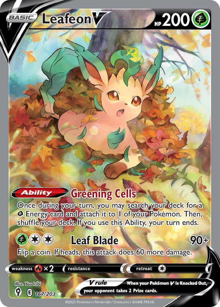 Leafeon V | Evolving Skies 167/203