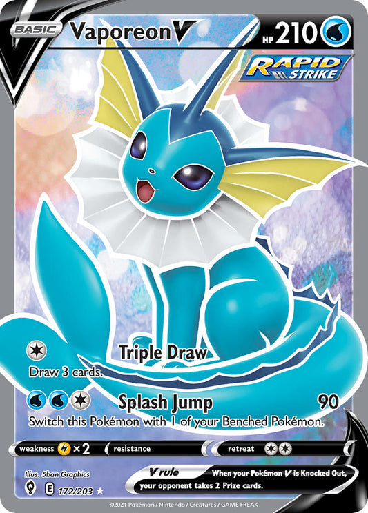 Vaporeon V | Evolving Skies 172/203
