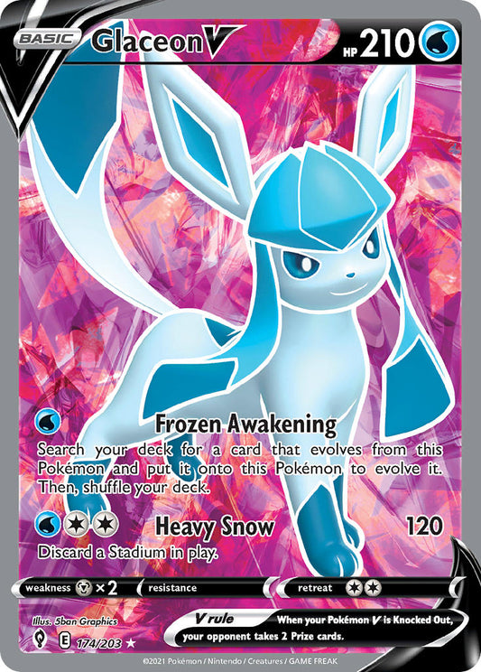 Glaceon V | Evolving Skies 174/203