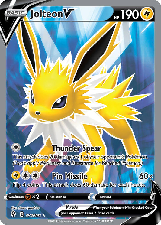 Jolteon V | Evolving Skies 177/203