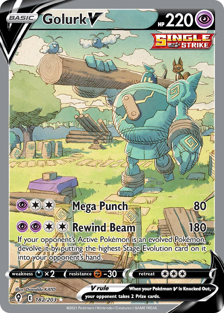 Golurk V | Evolving Skies 182/203
