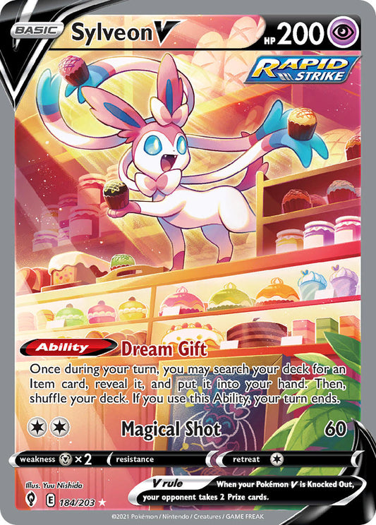Sylveon V | Evolving Skies 184/203