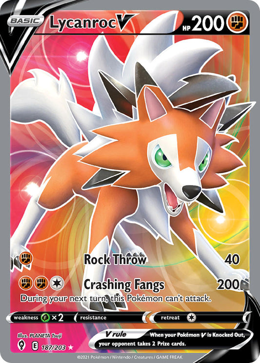 Lycanroc V | Evolving Skies 187/203
