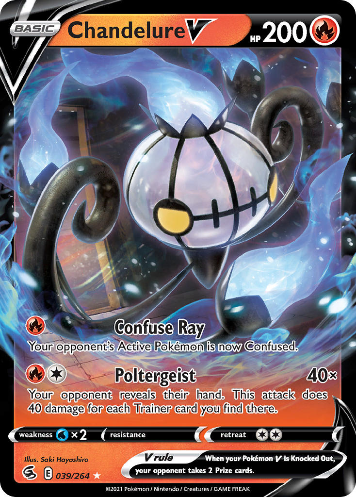 Chandelure V | Fusion Strike 039/264