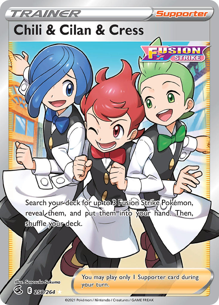 Chili & Cilan & Cress | Fusion Strike 258/264