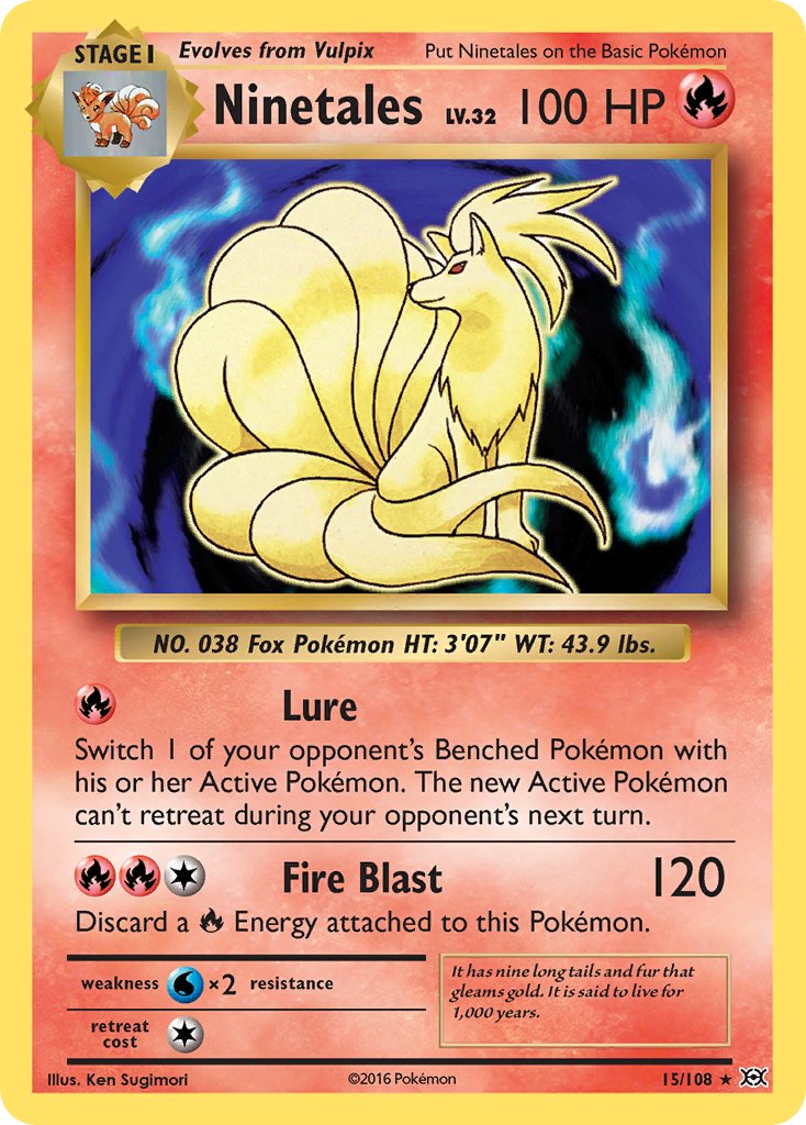 Ninetales | Evolutions 015/108