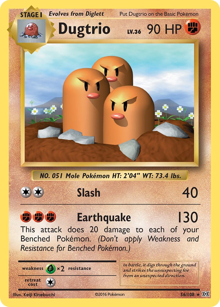 Dugtrio | Evolutions 056/108