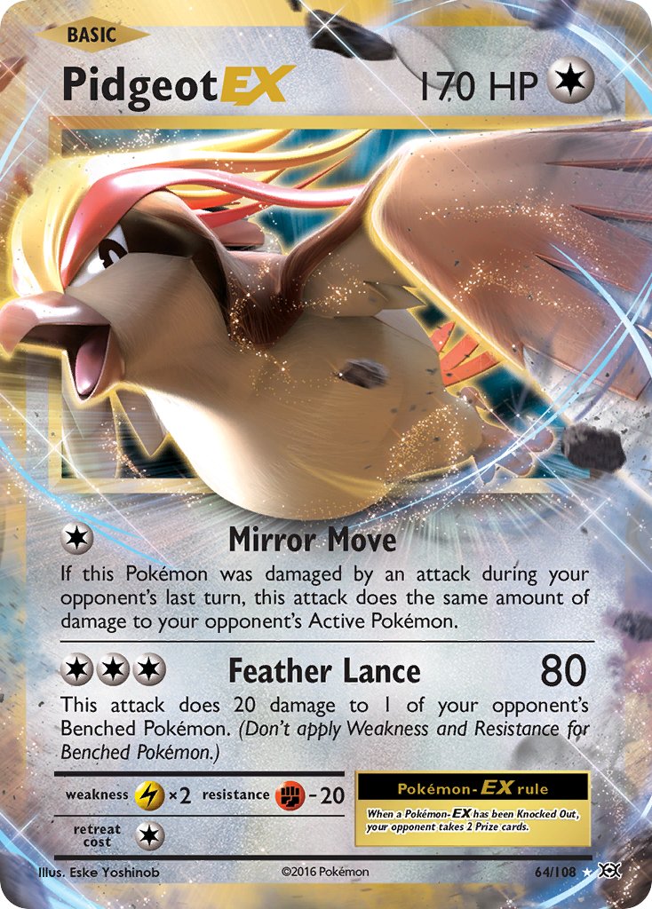 Pidgeot EX | Evolutions 064/108