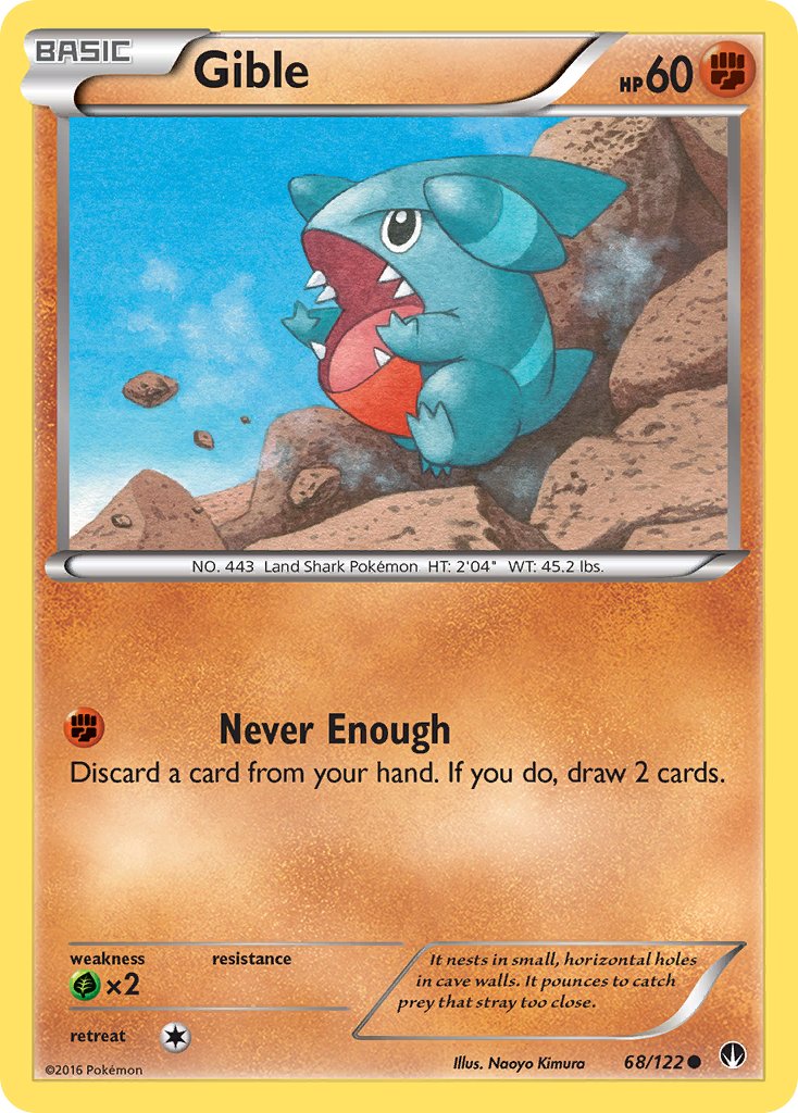 Gible | XY-BreakPoint 068/122