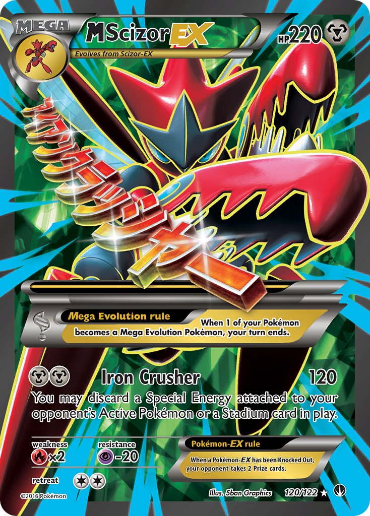 M Scizor EX | XY-BreakPoint 120/122