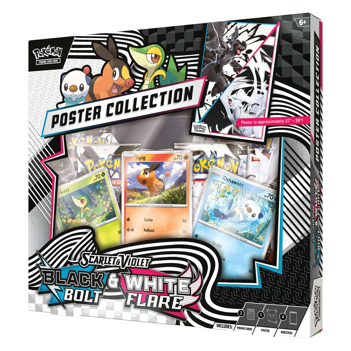 Pokémon Black Bolt & White Flare Unova Poster Collection