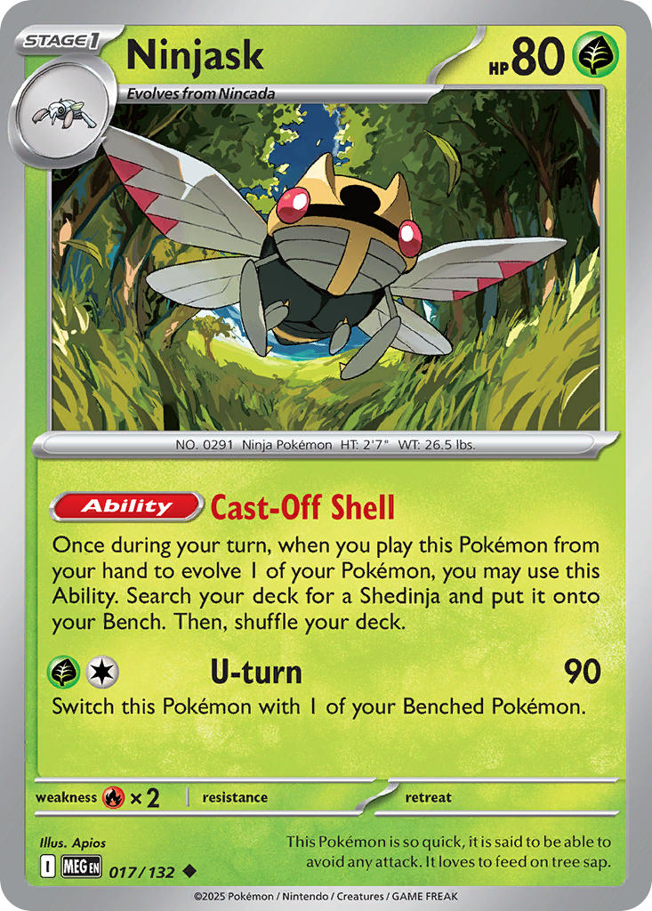 Ninjask | Mega Evolution 17/132
