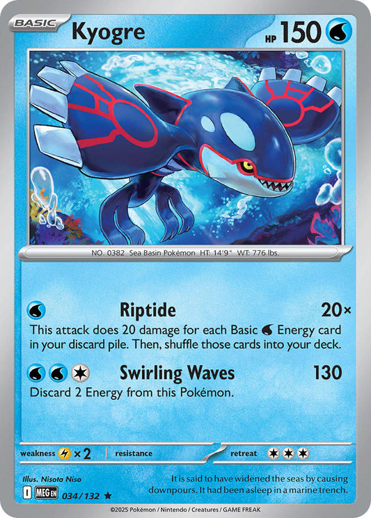 Kyogre | Mega Evolution 34/132