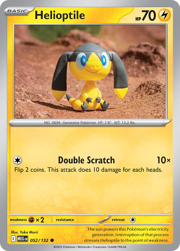 Helioptile | Mega Evolution 52/132