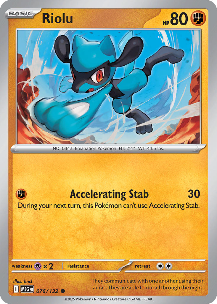 Riolu | Mega Evolution 76/132