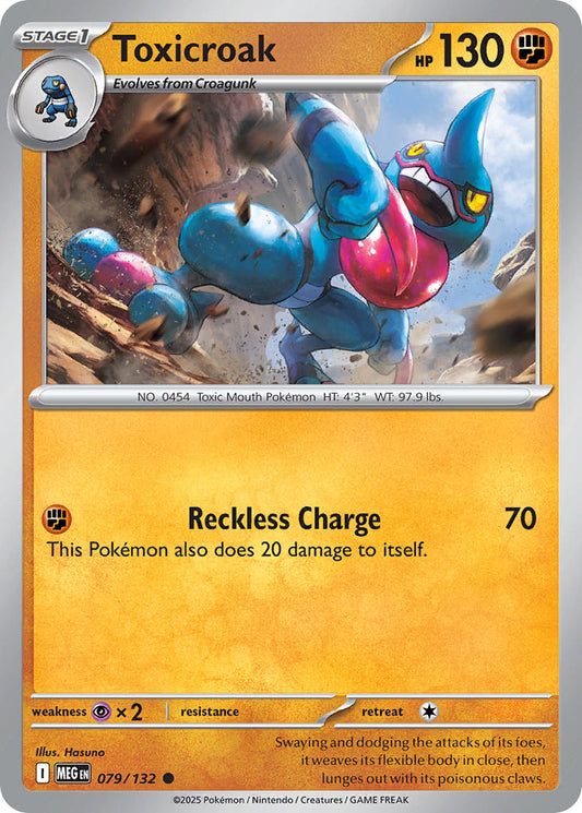 Toxicroak | Mega Evolution 79/132