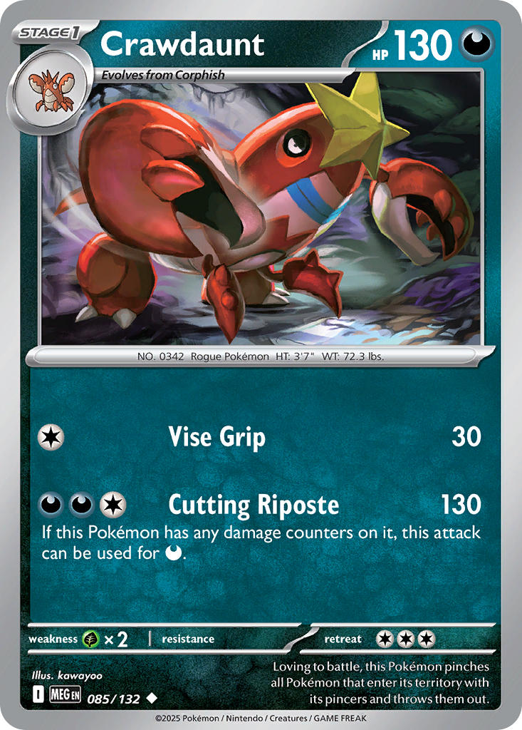 Crawdaunt | Mega Evolution 85/132
