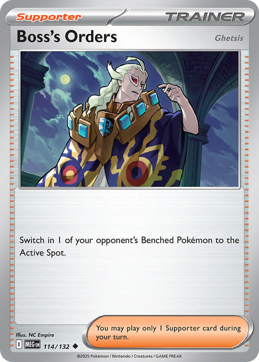 Boss's Orders [Ghetsis] | Mega Evolution 114/132