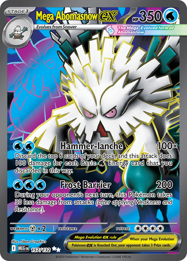 Mega Abomasnow ex | Mega Evolution 157/132