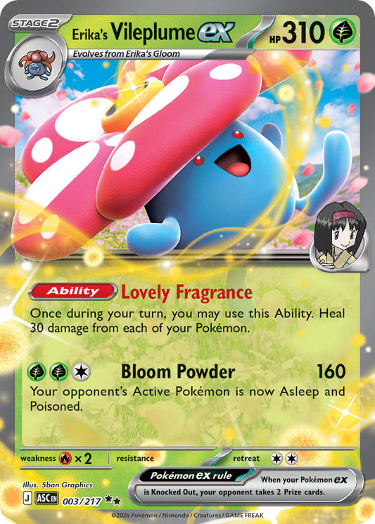 Erika's Vileplume ex | Ascended Heroes 3/217