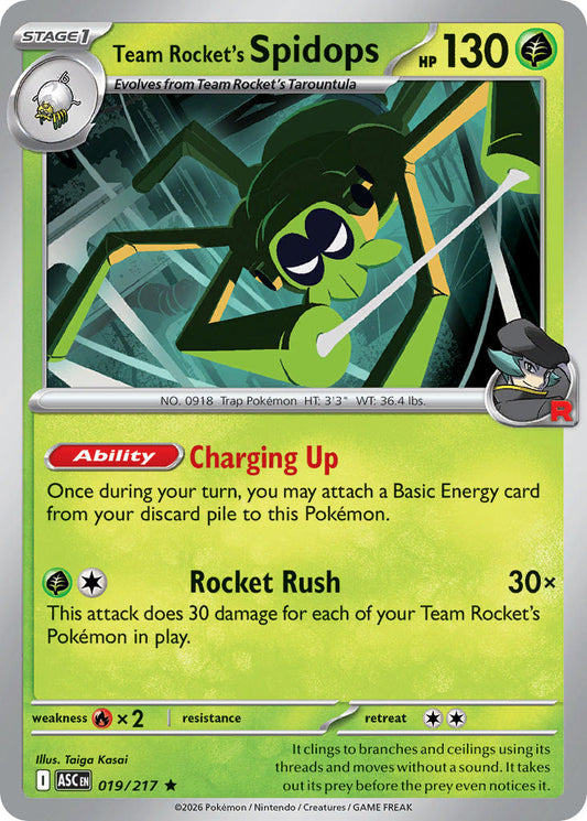 Team Rocket's Spidops | Ascended Heroes 19/217
