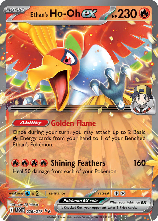 Ethan's Ho-Oh ex | Ascended Heroes 26/217