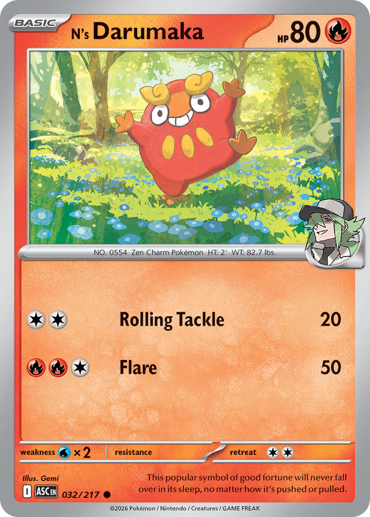N's Darumaka | Ascended Heroes 32/217