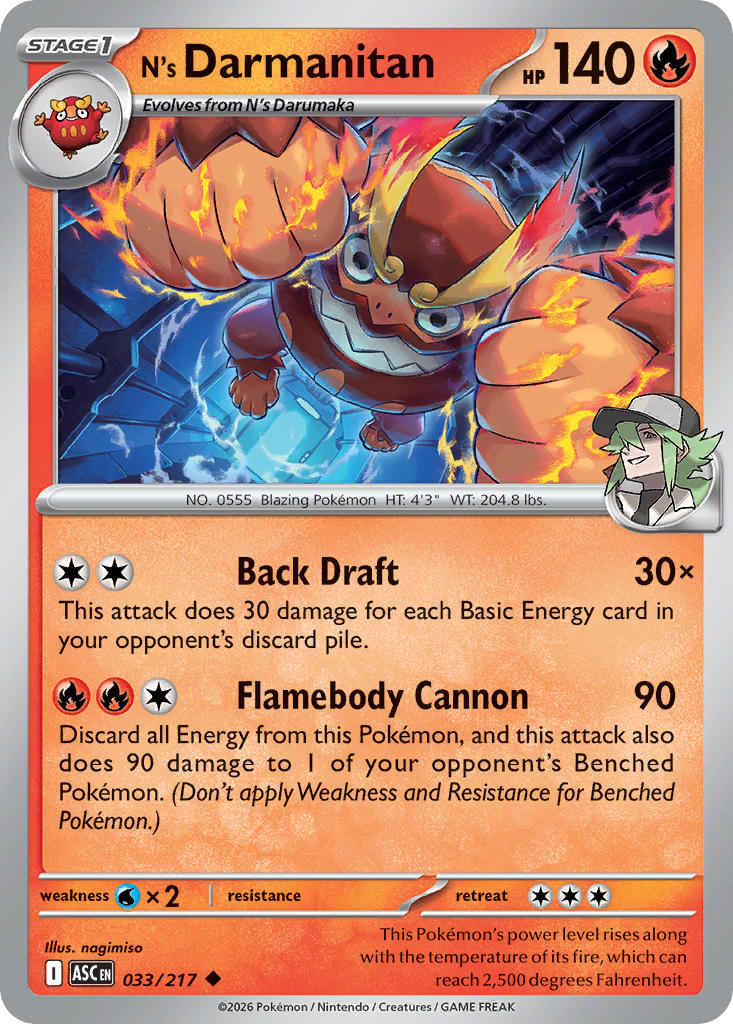 N's Darmanitan | Ascended Heroes 33/217