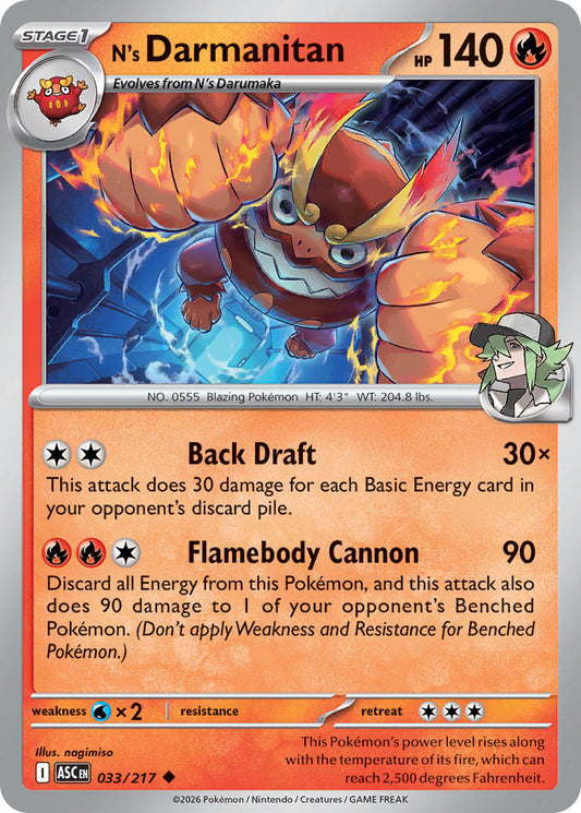 N's Darmanitan | Ascended Heroes 33/217