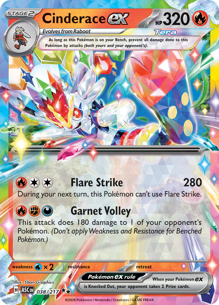 Cinderace ex | Ascended Heroes 38/217
