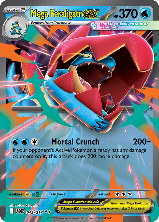 Mega Feraligatr ex | Ascended Heroes 43/217