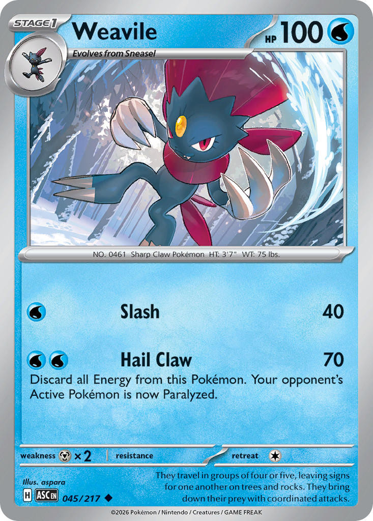 Weavile | Ascended Heroes 45/217