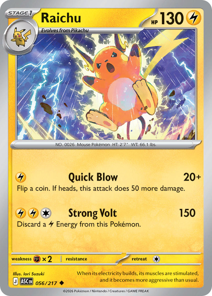 Raichu | Ascended Heroes 56/217