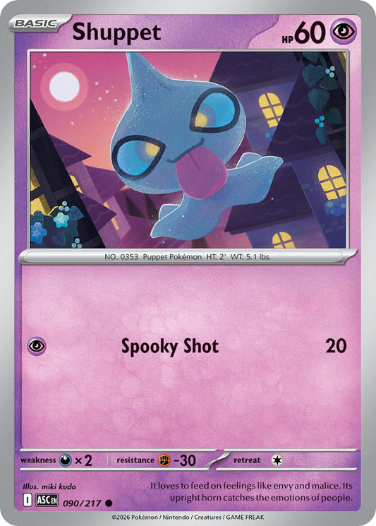 Shuppet | Ascended Heroes 90/217