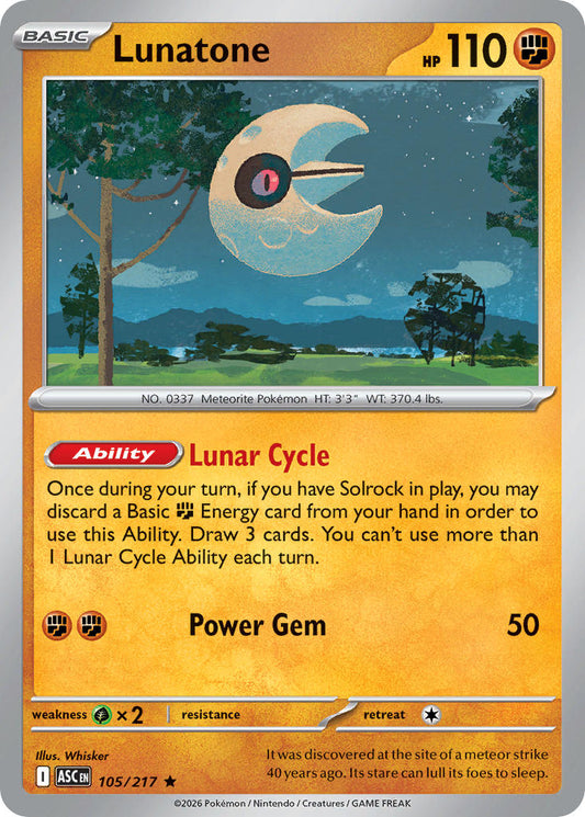 Lunatone | Ascended Heroes 105/217