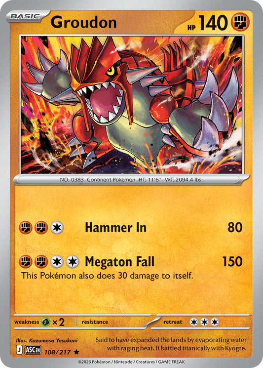 Groudon | Ascended Heroes 108/217