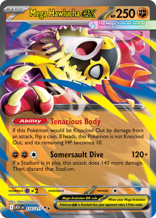 Mega Hawlucha ex | Ascended Heroes 116/217