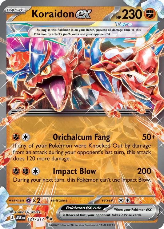 Koraidon ex | Ascended Heroes 121/217