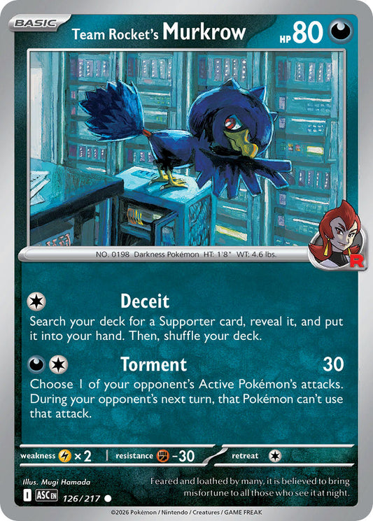 Team Rocket's Murkrow | Ascended Heroes 126/217